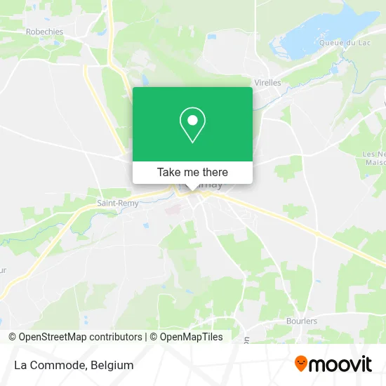 La Commode map