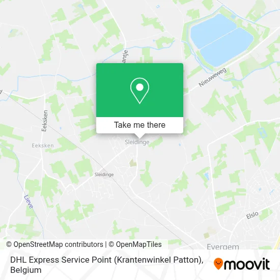 DHL Express Service Point (Krantenwinkel Patton) map