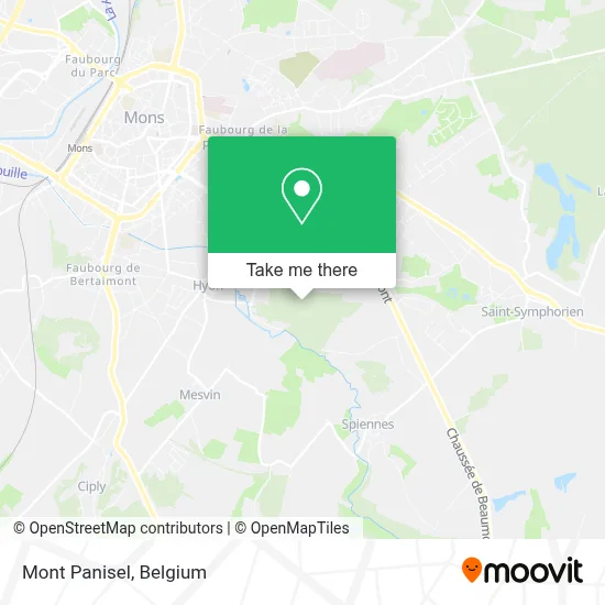 Mont Panisel map