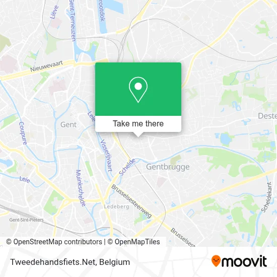 Tweedehandsfiets.Net map