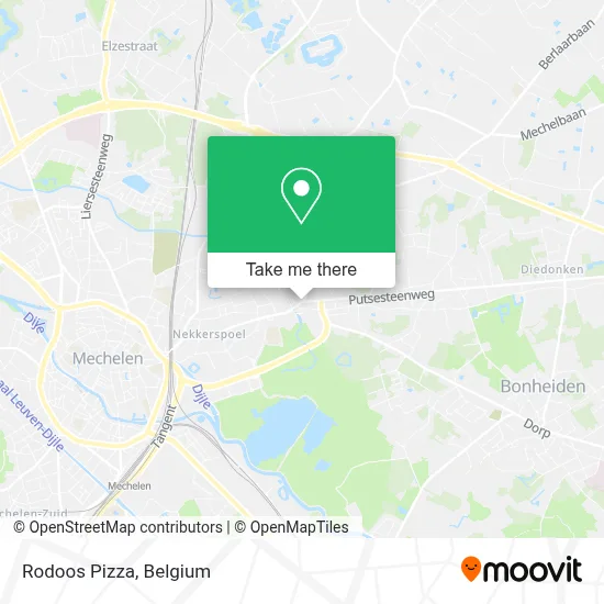 Rodoos Pizza map