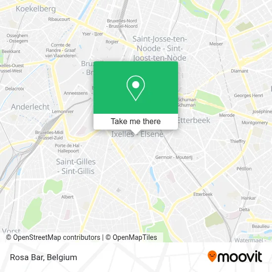 Rosa Bar map