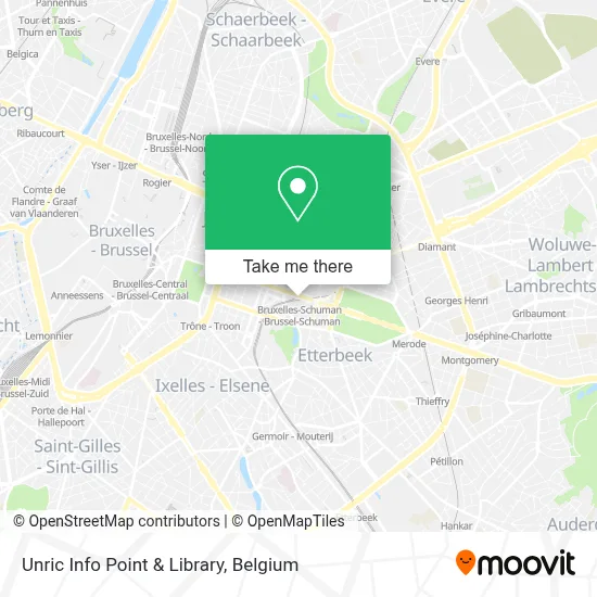 Unric Info Point & Library map