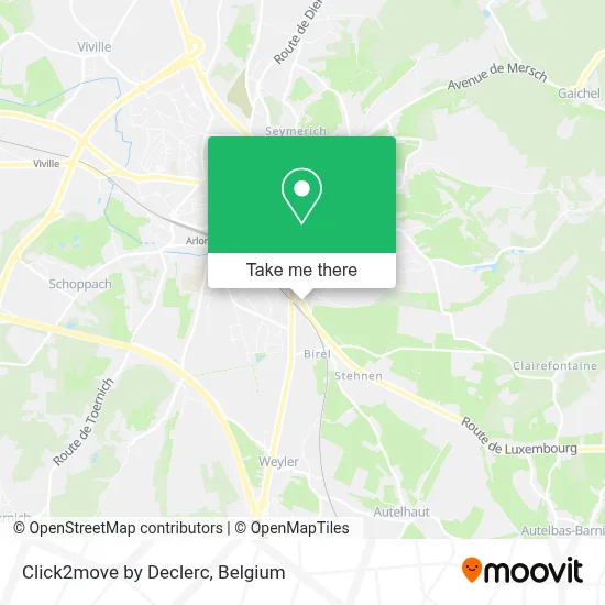 Click2move by Declerc map
