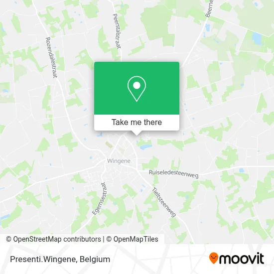 Presenti.Wingene map