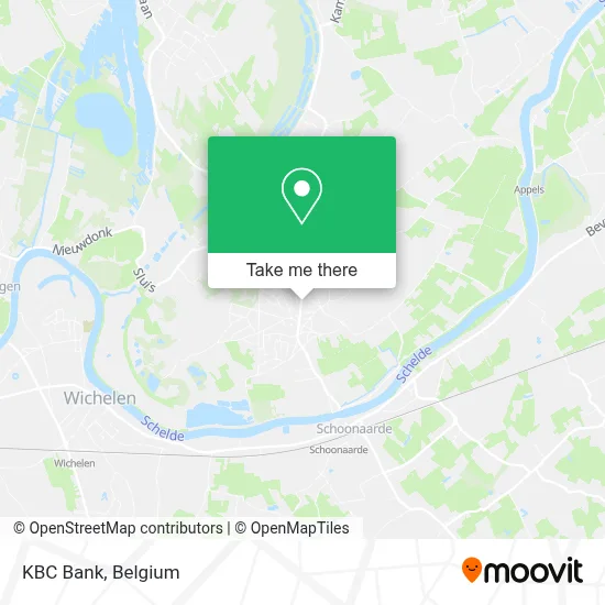 KBC Bank map