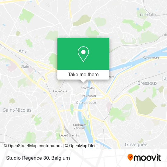Studio Regence 30 map
