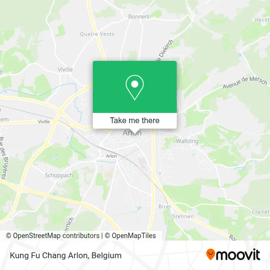 Kung Fu Chang Arlon map