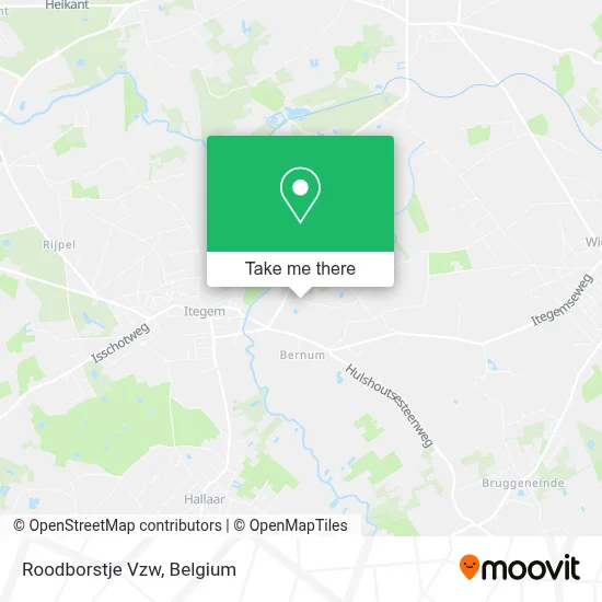 Roodborstje Vzw map