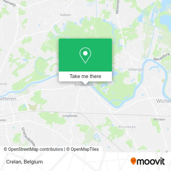 Crelan map