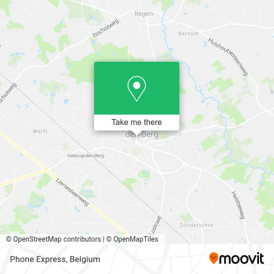 Phone Express map