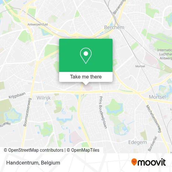 Handcentrum map