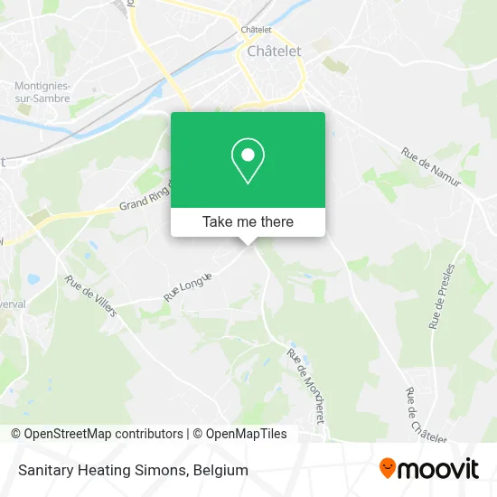 Sanitary Heating Simons map