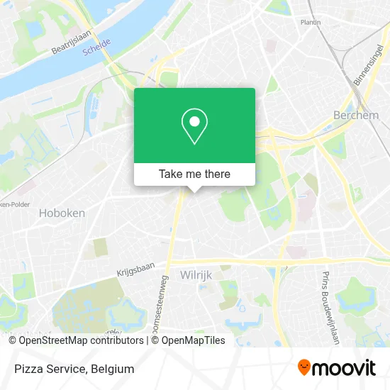 Pizza Service map