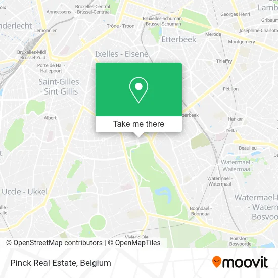 Pinck Real Estate map