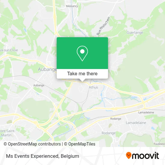 Ms Events Experienced map
