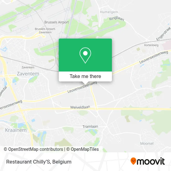 Restaurant Chilly’S map