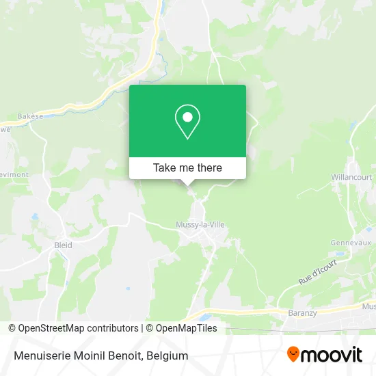 Menuiserie Moinil Benoit map