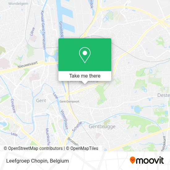 Leefgroep Chopin map