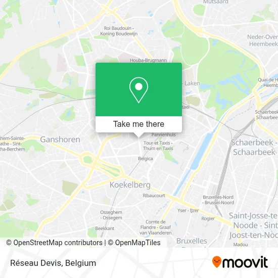 Réseau Devis map