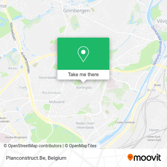 Planconstruct.Be map