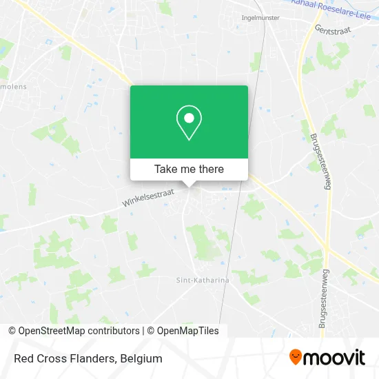 Red Cross Flanders map