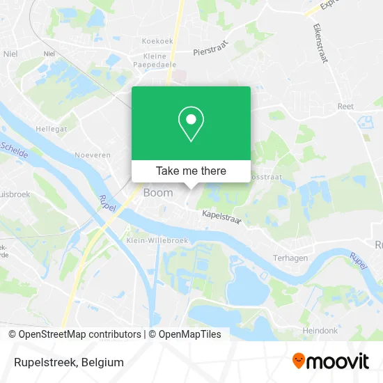 Rupelstreek map
