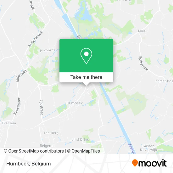 Humbeek map