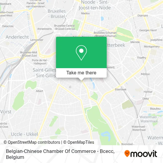 Belgian-Chinese Chamber Of Commerce - Bcecc map