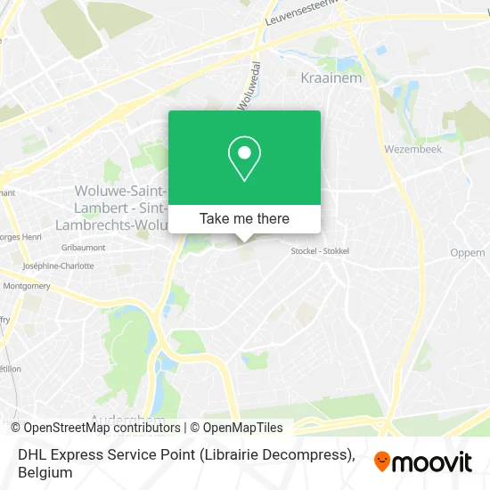 DHL Express Service Point (Librairie Decompress) map