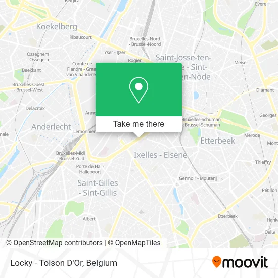 Locky - Toison D'Or map