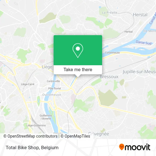 Total Bike Shop map