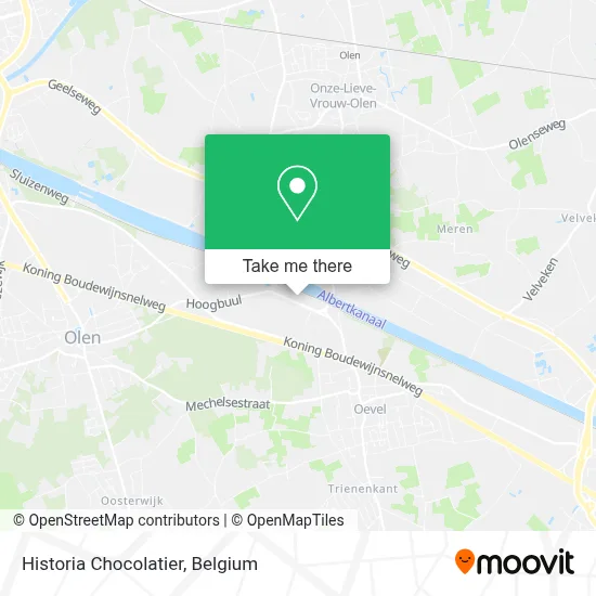 Historia Chocolatier map