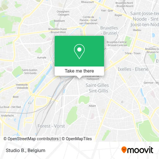 Studio B. map