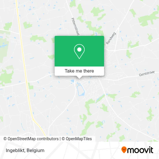 Ingeblikt map