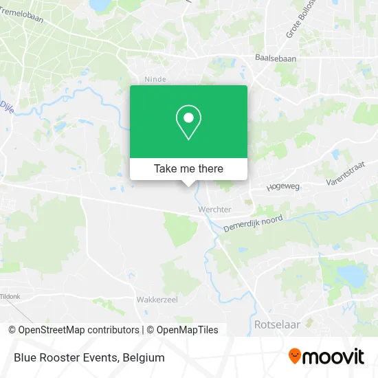 Blue Rooster Events map