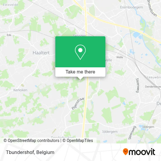 Tbundershof map