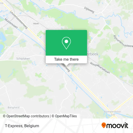T-Express map