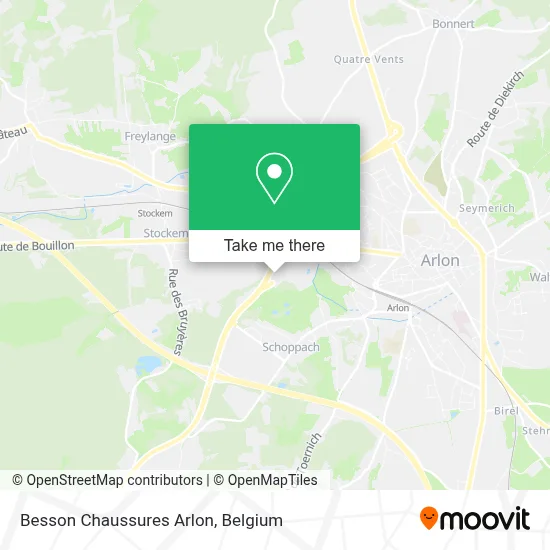 Besson Chaussures Arlon plan