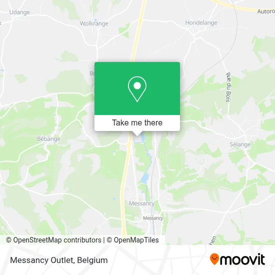Messancy Outlet map