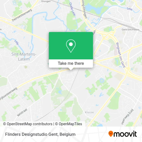 Flinders Designstudio Gent map
