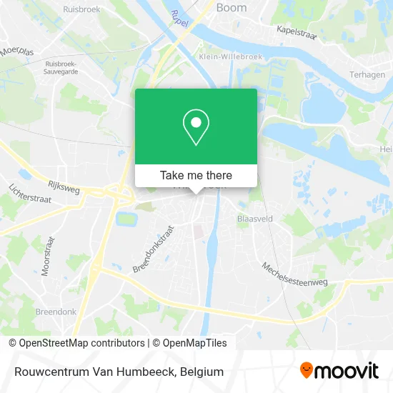 Rouwcentrum Van Humbeeck plan
