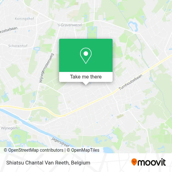 Shiatsu Chantal Van Reeth map