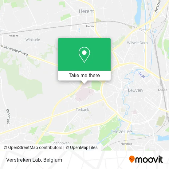 Verstreken Lab map