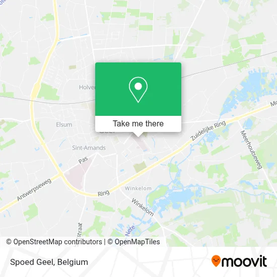 Spoed Geel map