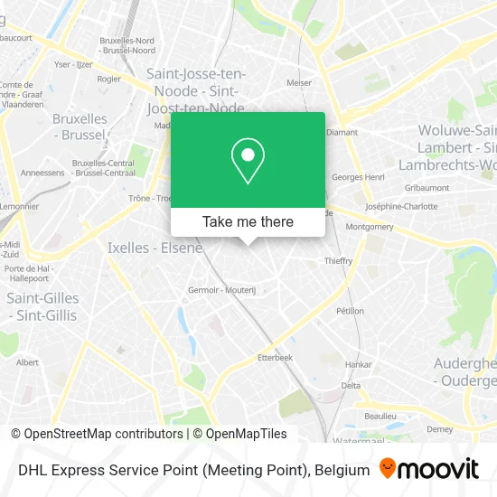 DHL Express Service Point (Meeting Point) map