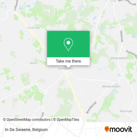 In De Swaene map