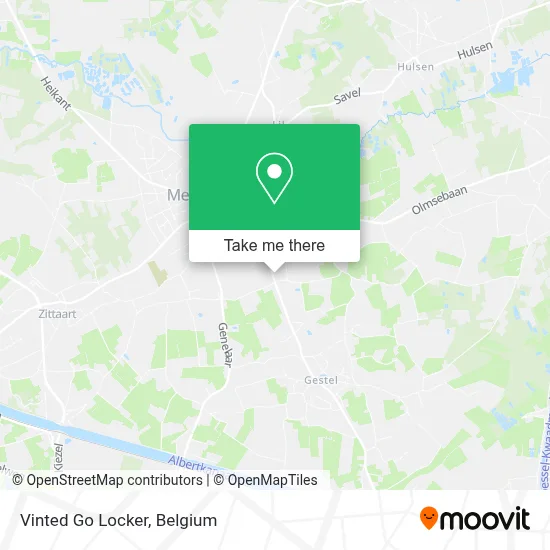 Vinted Go Locker map