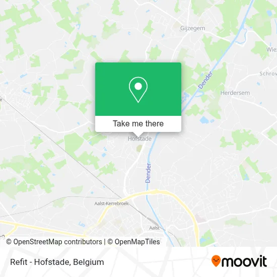 Refit - Hofstade map