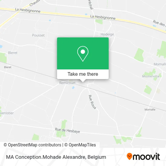 MA Conception.Mohade Alexandre map